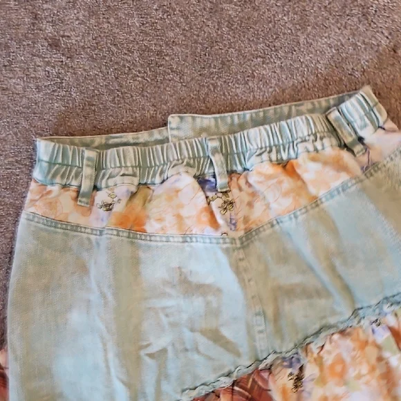 Oli & Hali Denim Skirt - Multicolor Patchwork - Picture 10 of 10
